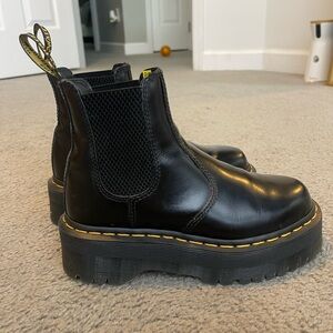 Dr. Martens 2976 Black Platform Chelsea Boots